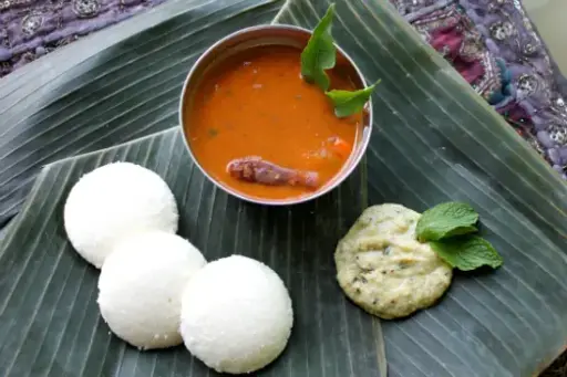 idli sambar chutney